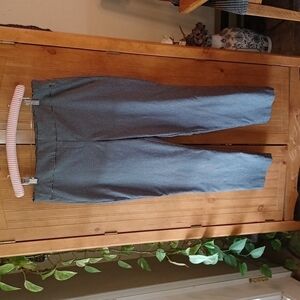 HILARY RADLEY CHECKERED STRETCHY TROUSERS